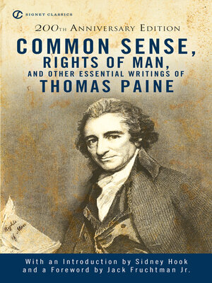 cover image of Common Sense, The Rights of Man and Other Essential Writings of Thomas Paine